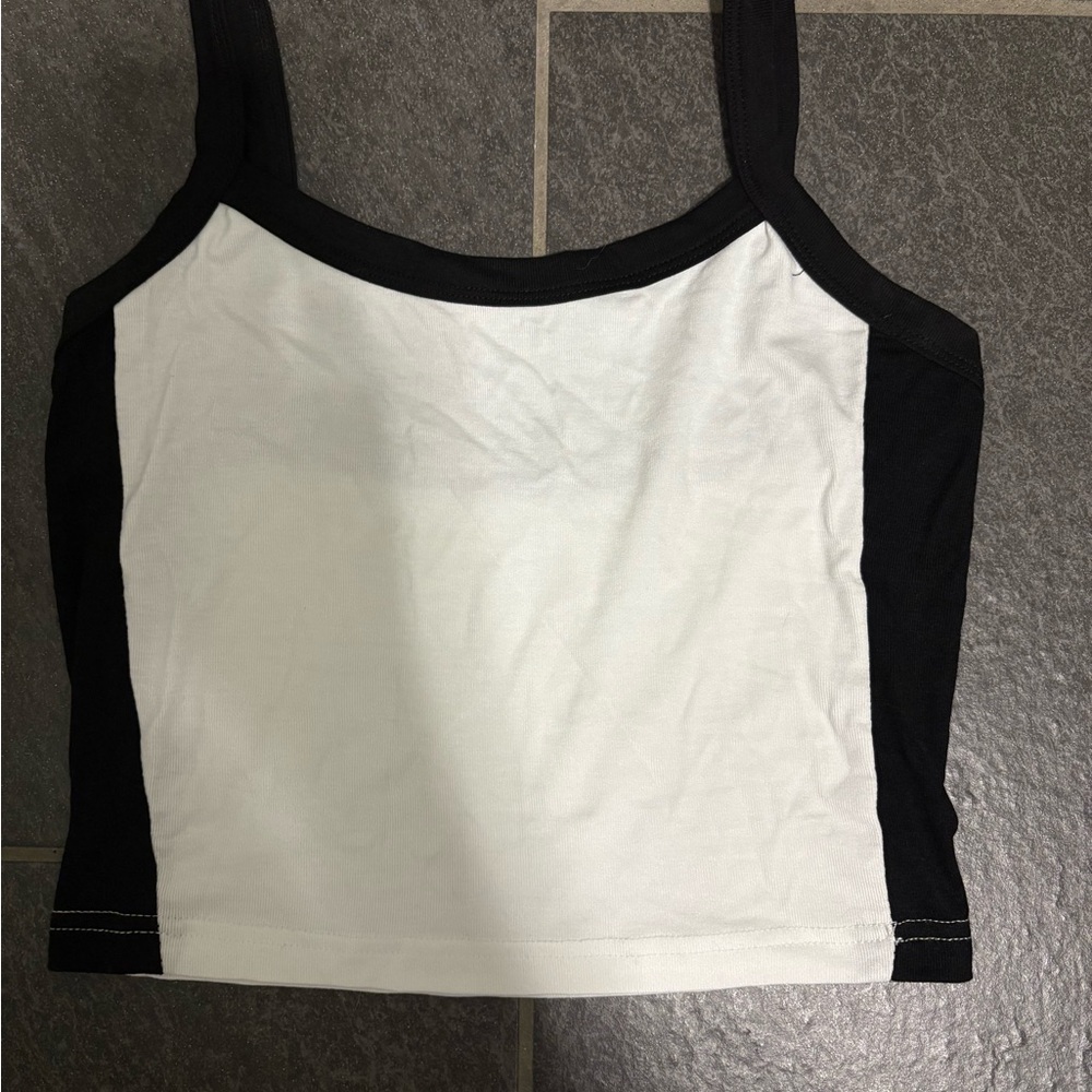 Black and White Women's Top